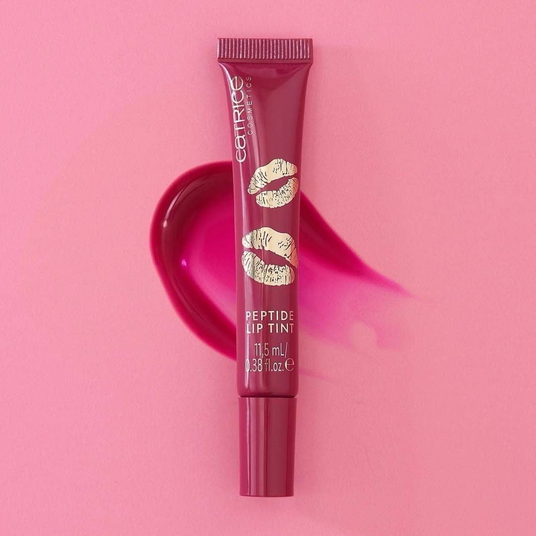 Плампер-тинт для губ Catrice Kiss & glow peptide lip tint С03 kiss alert 1