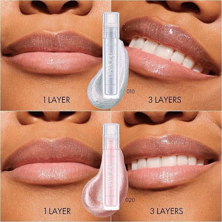 Блеск для губ мерцающий Diamond Glaze Lip Gloss, 030 Less Bitter More Glitter, 3 мл 3