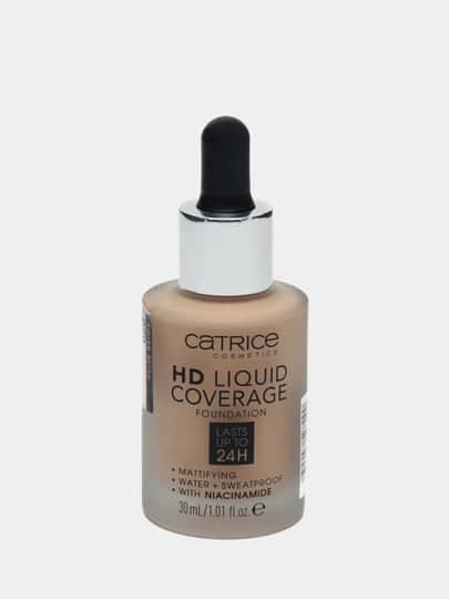 Тональная основа HD Liquid Coverage Foundation, 020 Rose Beige розовый беж 1