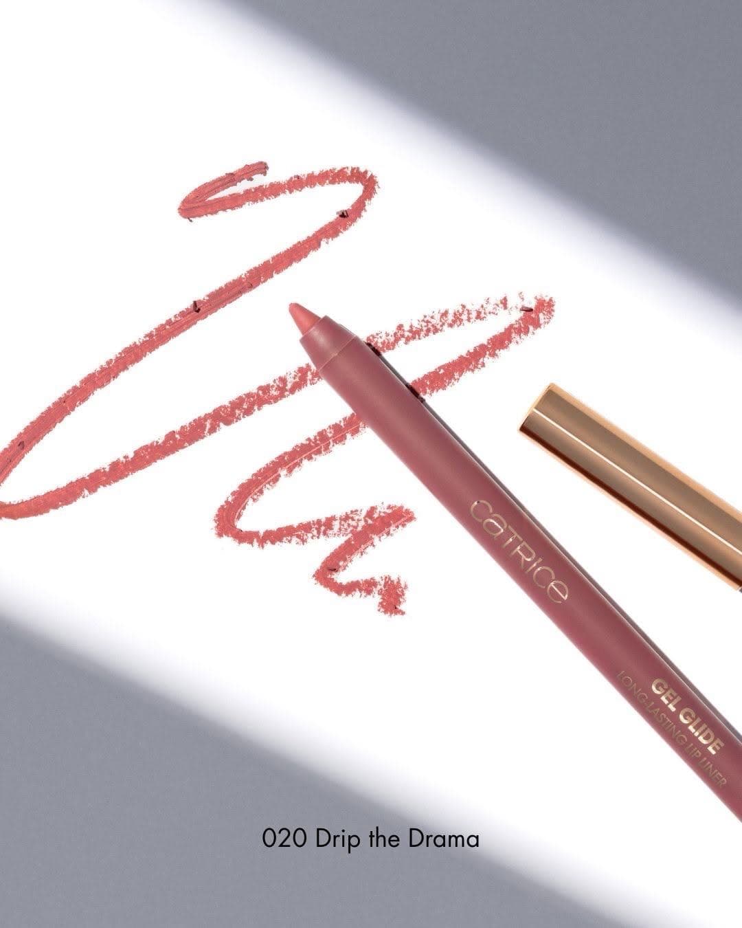 Карандаш для губ Gel Glide Long-Lasting Lip Liner, 020 Drip The Drama