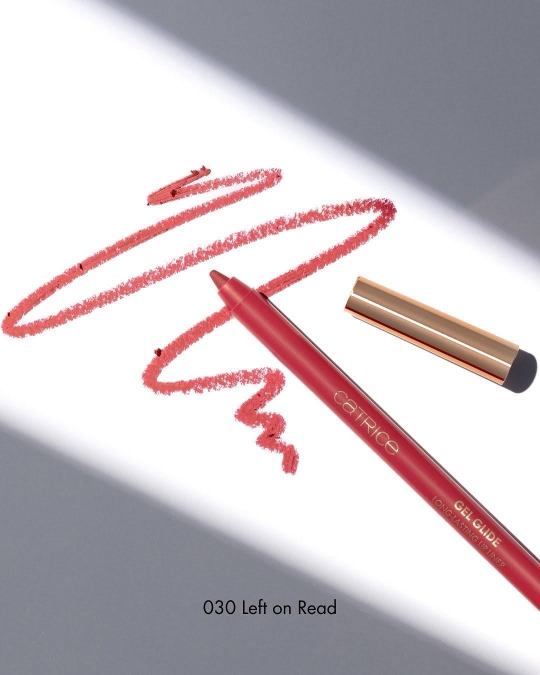 Карандаш для губ Gel Glide Long-Lasting Lip Liner, 030 Left On Red